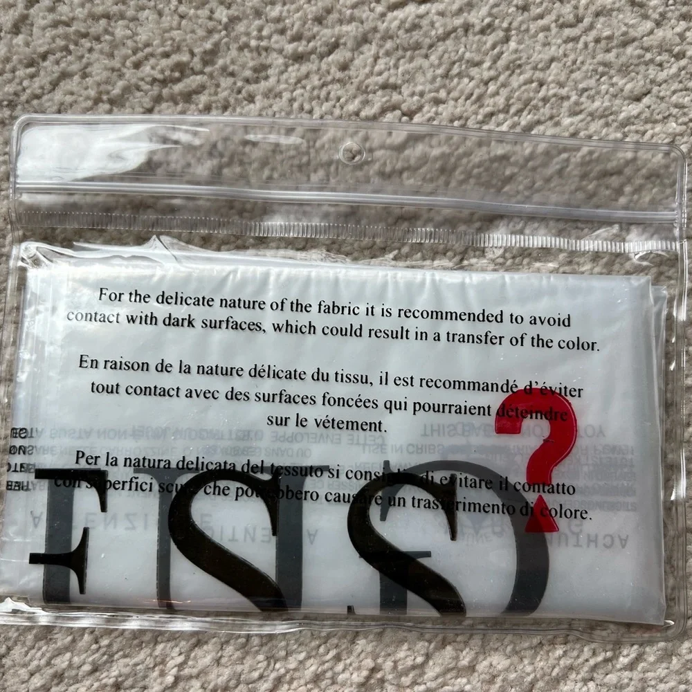 Guess Dry Cleaning Bag Clear Plastic Guess Garment Bag For Hanging Clothes New